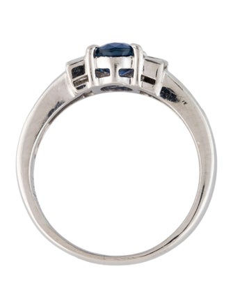 Ring Platinum 1.24ct Sapphire & Diamond Cocktail Ring