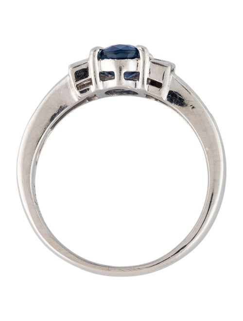 Ring Platinum 1.24ct Sapphire & Diamond Cocktail Ring