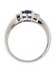 Ring Platinum 1.24ct Sapphire & Diamond Cocktail Ring
