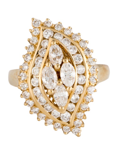 Ring 18K Diamond Cocktail Ring