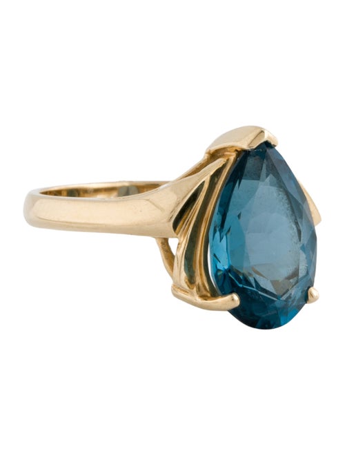 Ring 14K 5.34ct Topaz Ring