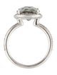 Ring 18K Prasiolite & Diamond Cocktail Ring