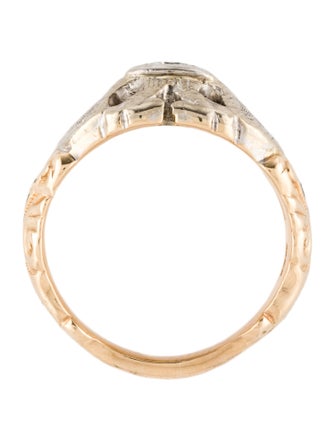 Ring 14K Diamond Double-Headed Eagle Cocktail Ring