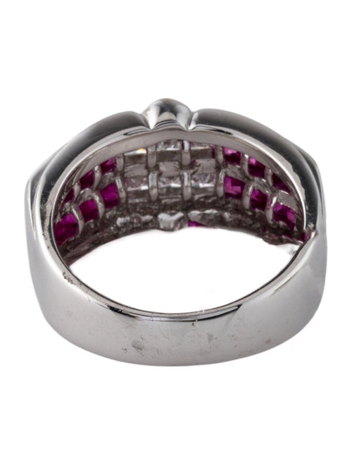 Ring 18K 1.45ctw Ruby & Diamond Cocktail Ring