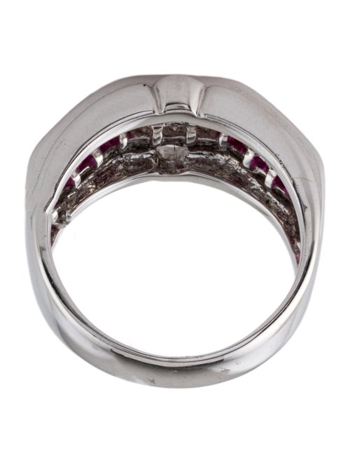 Ring 18K 1.45ctw Ruby & Diamond Cocktail Ring