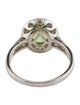 Ring 14K Peridot & Diamond Cocktail Ring