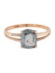 Ring 18K 1.46ct Spinel & Diamond Ring
