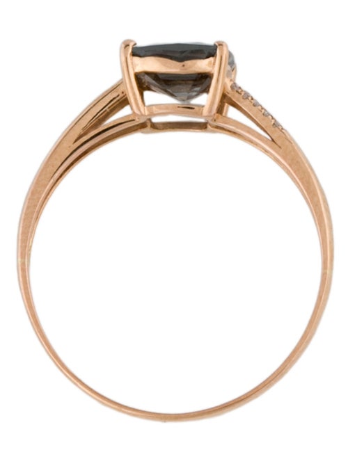 Ring 18K 1.46ct Spinel & Diamond Ring