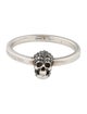Alexander McQueen Crystal Skull Ring