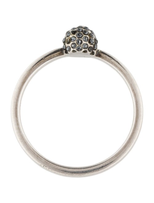 Alexander McQueen Crystal Skull Ring