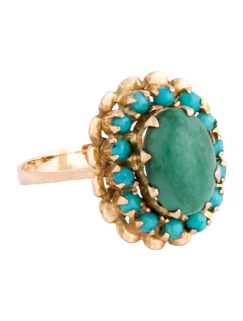 Ring 14K 2.47ctw Turquoise Cocktail Ring