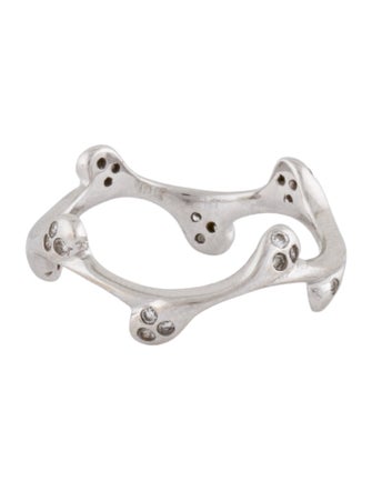 Ring 18K Diamond Vine Band Ring