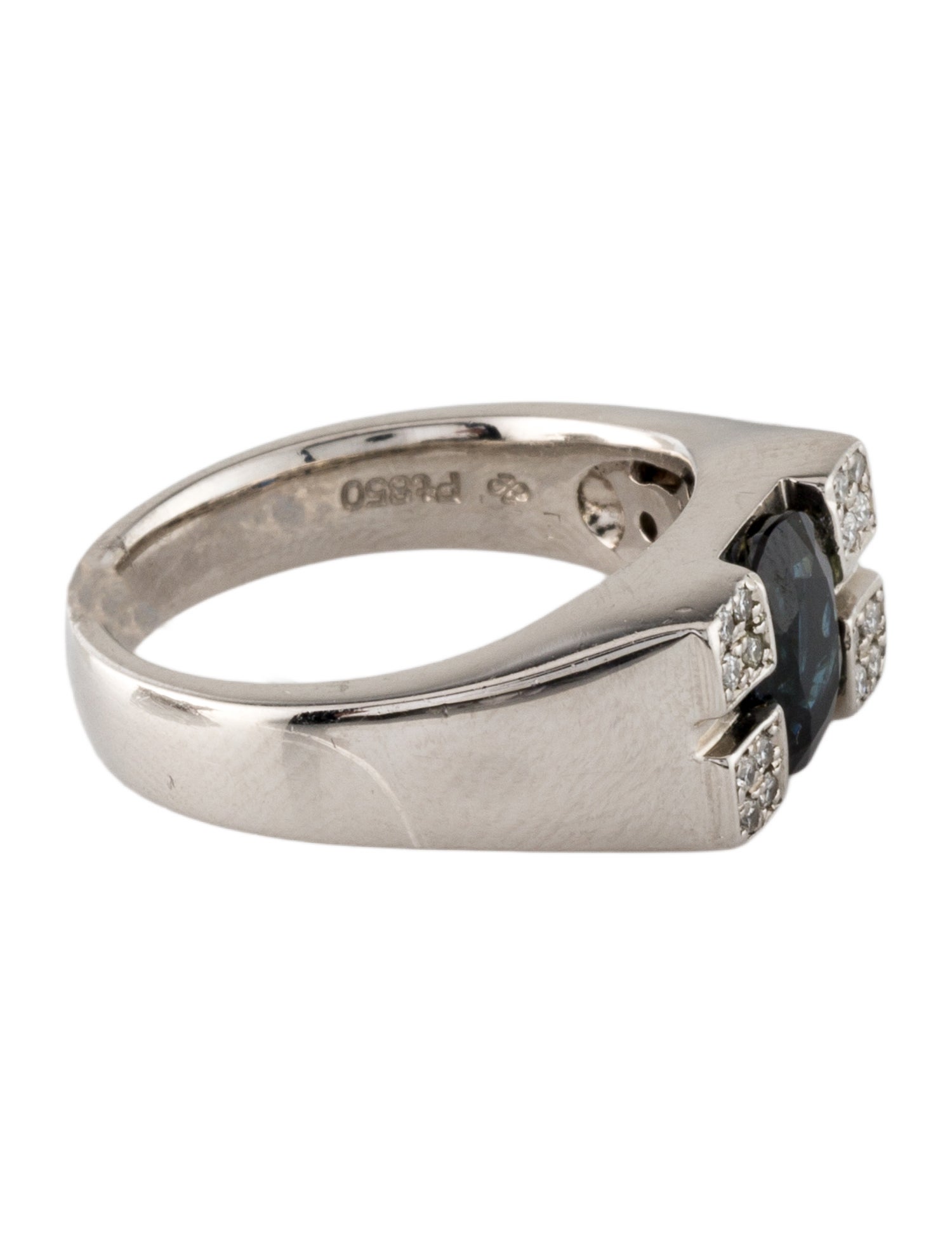 Ring Platinum1.35ct Sapphire & Diamond Cocktail Ring