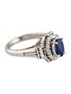 Ring Platinum Sapphire & Diamond Cocktail Ring