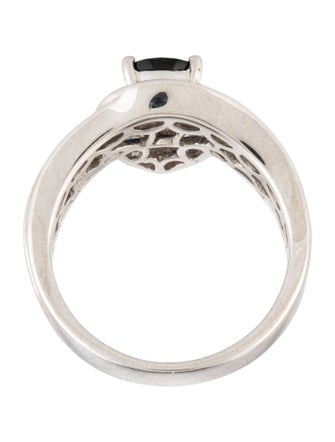 Ring 18K Sapphire & Diamond Cocktail Ring