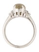 Ring Platinum 2.07ct Cats Eye Chrysoberyl & Diamond Cocktail Ring
