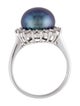 Ring 14K Pearl & Diamond Cocktail Ring