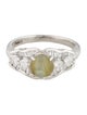 Ring Platinum 1.94ct Cat's Eye Chrysoberyl & Diamond Cocktail Ring