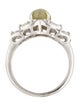 Ring Platinum 1.94ct Cat's Eye Chrysoberyl & Diamond Cocktail Ring