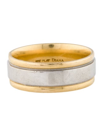 Ring Two-Tone Dome Band