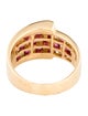 Ring 18K Ruby & Diamond Cocktail Ring