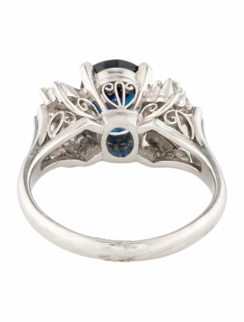 Ring Platinum 2.10ct Sapphire & Diamond Cocktail Ring