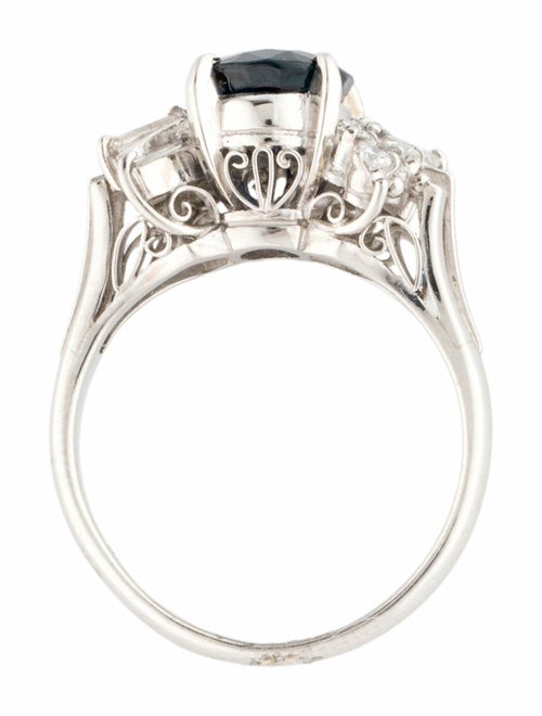 Ring Platinum 2.10ct Sapphire & Diamond Cocktail Ring