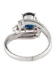 Ring Platinum Sapphire & Diamond Cocktail Ring