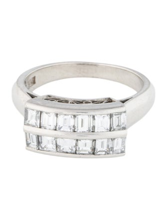 Ring Platinum 1.30ctw Lab Grown Diamond Cocktail Ring