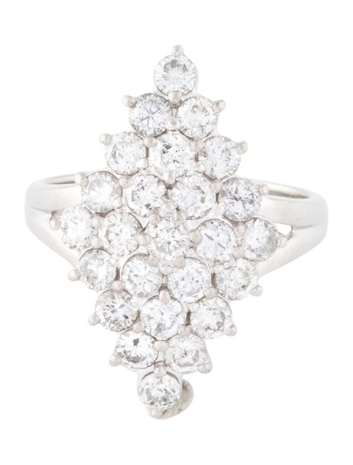 Ring Platinum 2.12ctw Diamond Cocktail Ring