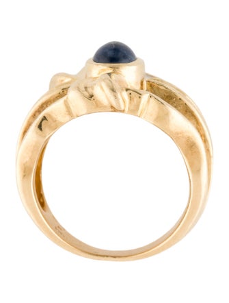 Ring 14K 1.46ct Sapphire & Diamond Cocktail Ring