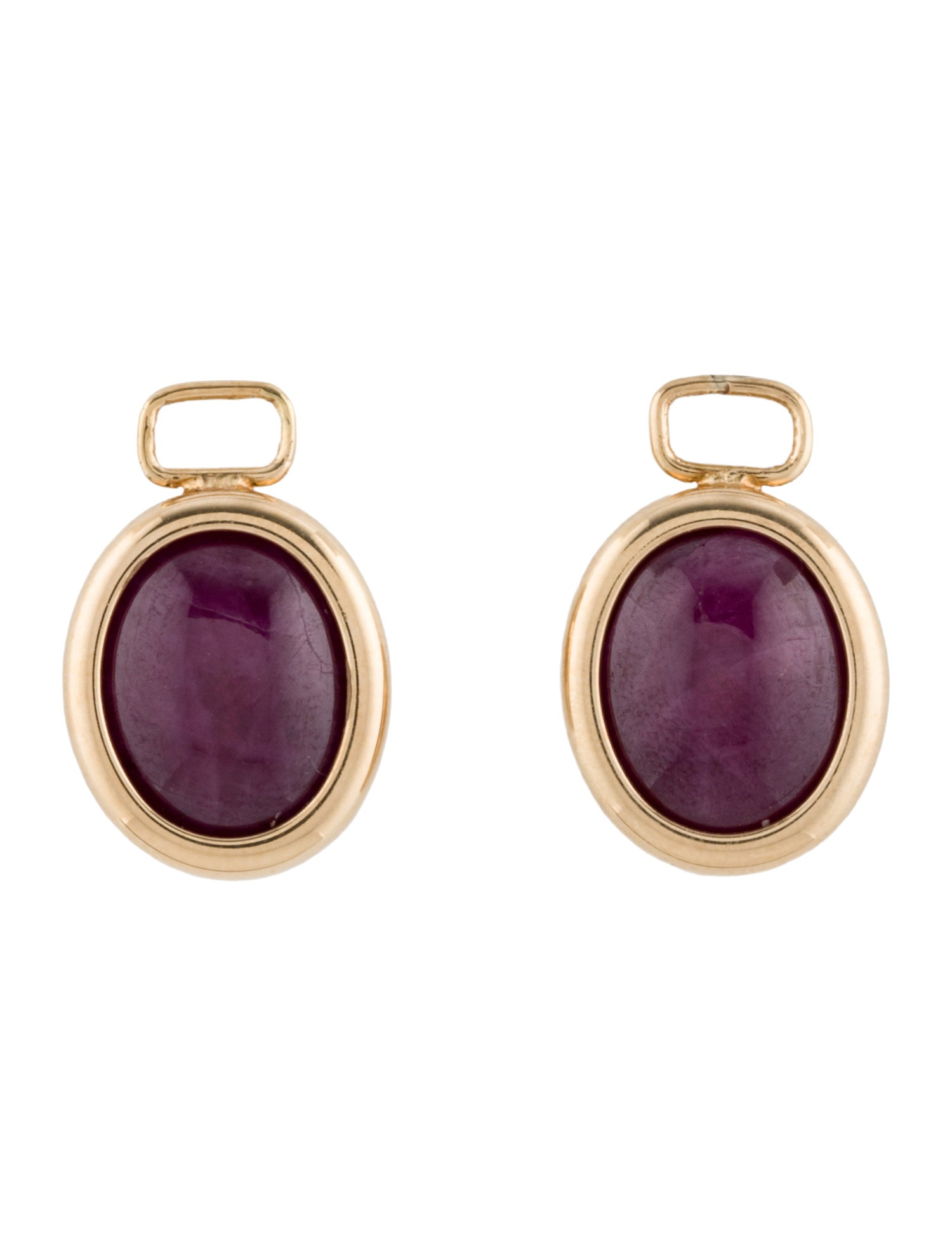 Ring 14K 11.37ctw Ruby Earring Enhancers