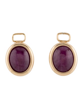 Ring 14K 11.37ctw Ruby Earring Enhancers