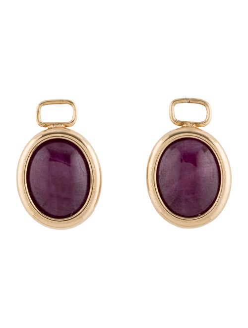 Ring 14K 11.37ctw Ruby Earring Enhancers