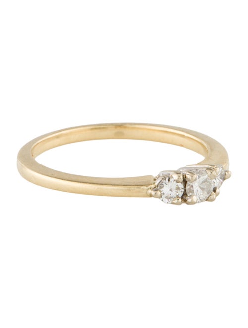 Ring 14K Diamond Three Stone Ring