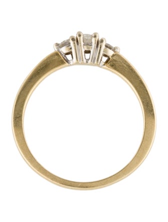 Ring 14K Diamond Three Stone Ring