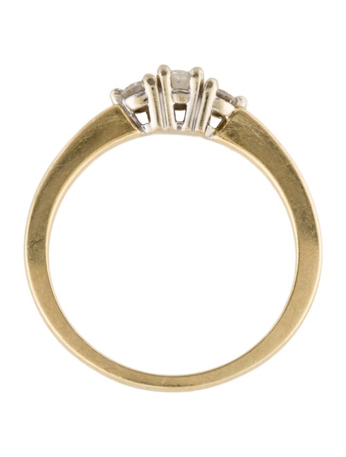 Ring 14K Diamond Three Stone Ring