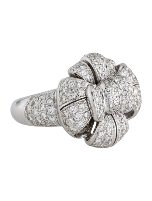 Ring 18K 1.54ctw Diamond Bow Cocktail Ring
