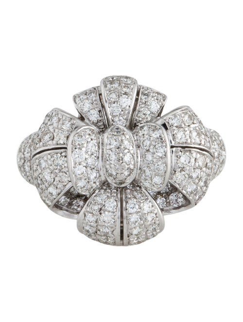 Ring 18K 1.54ctw Diamond Bow Cocktail Ring