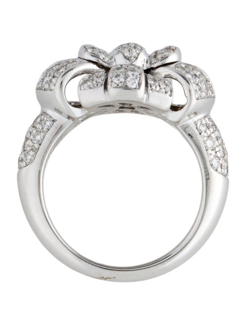 Ring 18K 1.54ctw Diamond Bow Cocktail Ring
