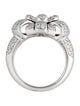 Ring 18K 1.54ctw Diamond Bow Cocktail Ring