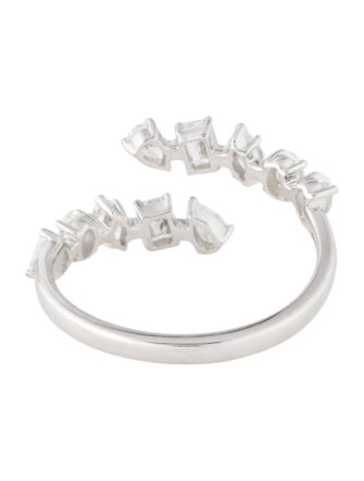 Ring 18K Diamond Coil Band