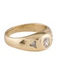 Ring 14K Diamond Dome Band