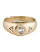 Ring 14K Diamond Dome Band