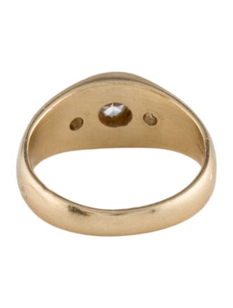 Ring 14K Diamond Dome Band