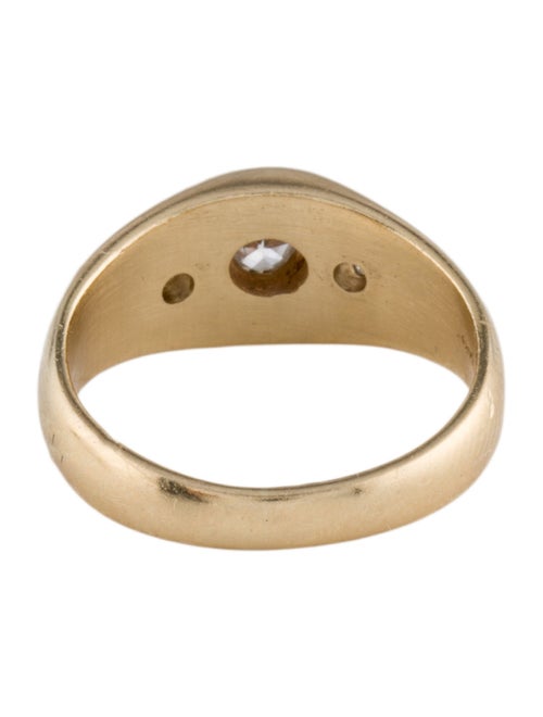 Ring 14K Diamond Dome Band