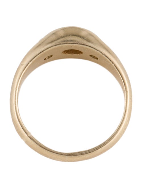 Ring 14K Diamond Dome Band
