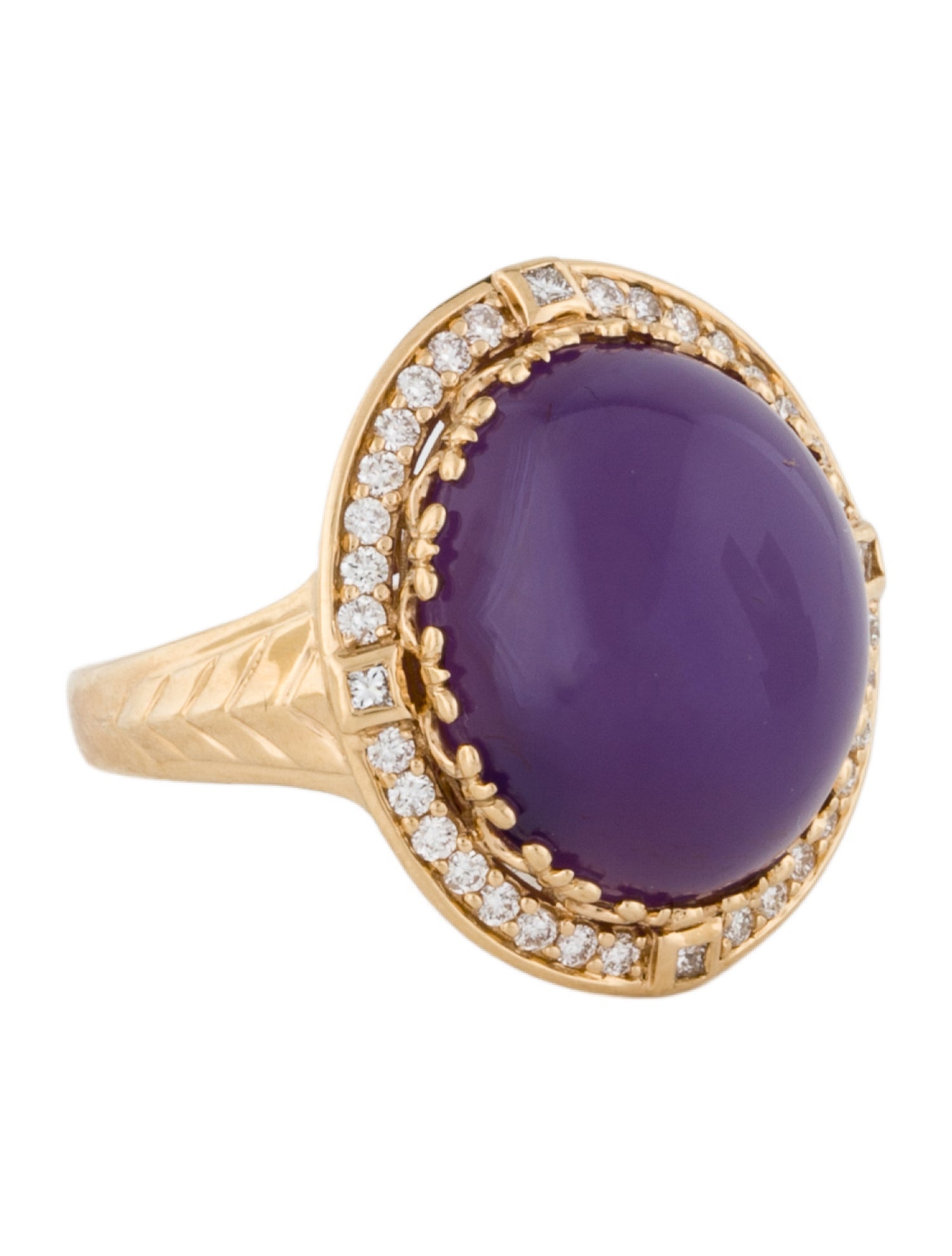 Ring Chromia 18K Jadeite & Diamond Cocktail