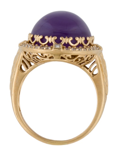 Ring Chromia 18K Jadeite & Diamond Cocktail Ring