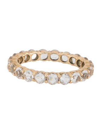 Ring 14K 2.52ctw Topaz Eternity Band